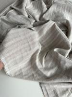 Ткань лен/хлопок "ажурный натуральный" шир. 240 см. арт. 3287 | Ellie Fabrics