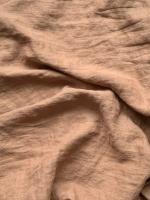 Ткань стираный лён "чайная роза” арт. 107КР | Ellie Fabrics