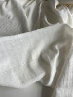 Ткань лен/хлопок "ажурный молочный" шир. 240 см. арт. 2871 | Ellie Fabrics