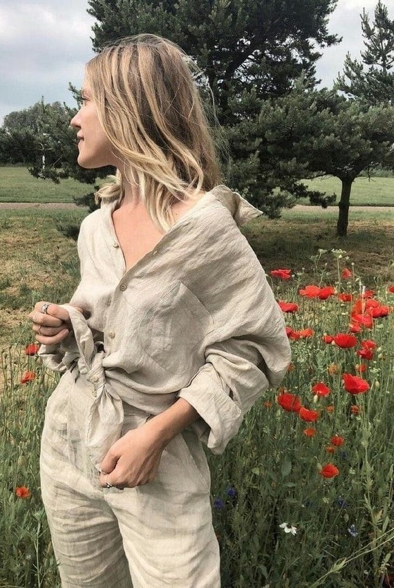 Лён для рубашек на жаркую погоду