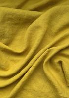 Ткань лён  с эффектом мятости "карри” арт. 1443КР | Ellie Fabrics