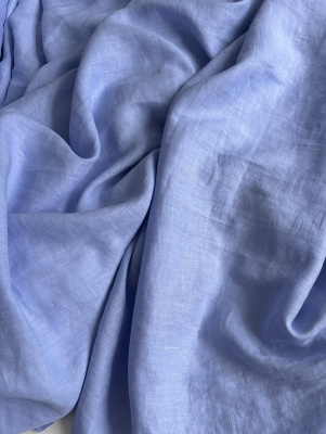 Ткань лён с эффектом мятости "лаванда” арт. 308КР | Ellie Fabrics