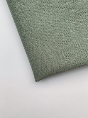Ткань лён с эфектом мятости (крэш)  "полынь"  арт. 138КР | Ellie Fabrics