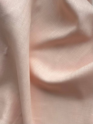 Ткань лён умягченный  "Персик 1860" костюмный арт. 1860 | Ellie Fabrics