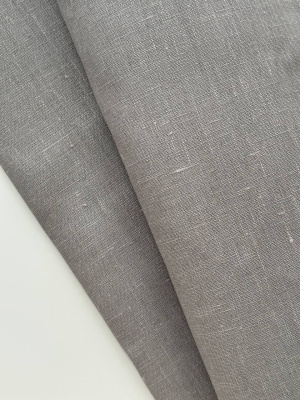 Интерьерный лен Серый арт 2266 | Ellie Fabrics