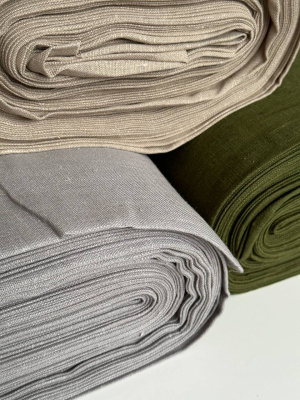 Интерьерный лен Серый арт 2266 | Ellie Fabrics