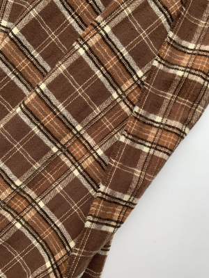 Ткань для шитья. Фланель хлопковая "бежевая" арт. 6548