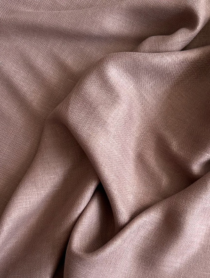 Ткань лён ёлочка умягченный "тауп" костюмный арт. 1212ЕЛ | Ellie Fabrics